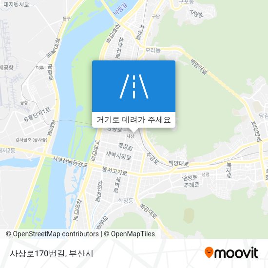 사상로170번길 지도