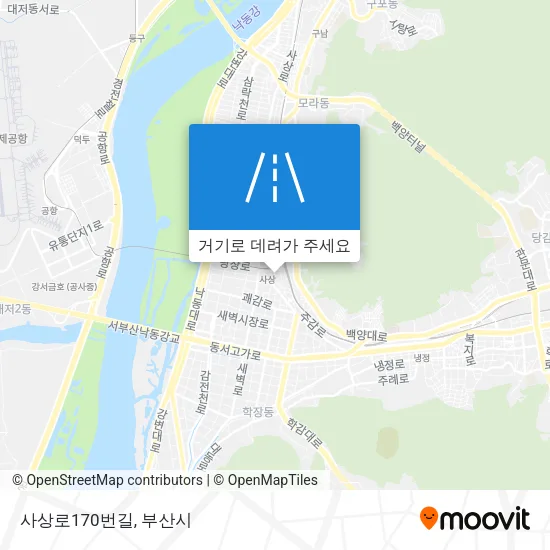 사상로170번길 지도