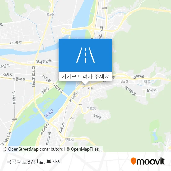 금곡대로37번길 지도