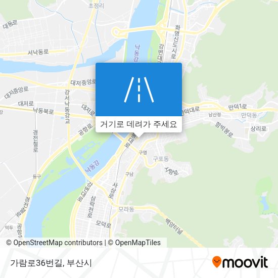 가람로36번길 지도