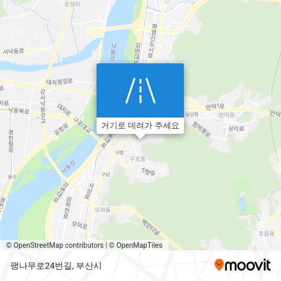 팽나무로24번길 지도