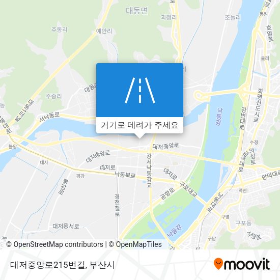 대저중앙로215번길 지도