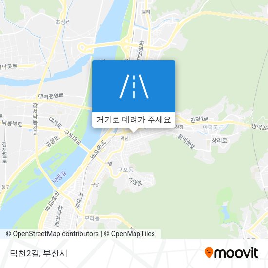 덕천2길 지도