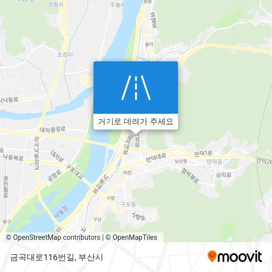 금곡대로116번길 지도