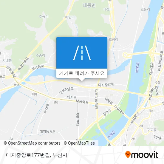대저중앙로177번길 지도