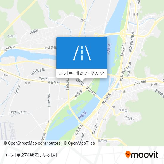 대저로274번길 지도