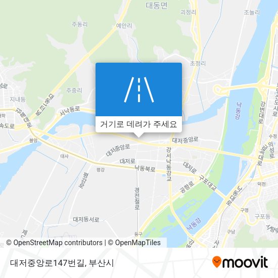 대저중앙로147번길 지도