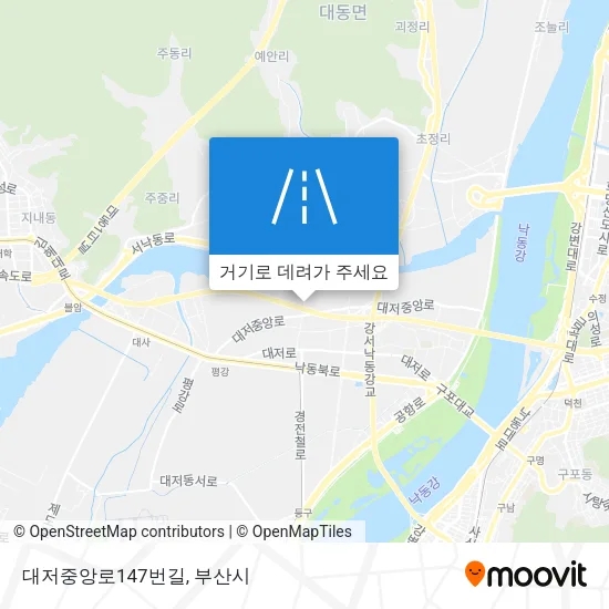 대저중앙로147번길 지도