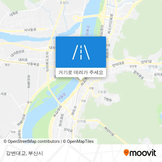 강변대교 지도