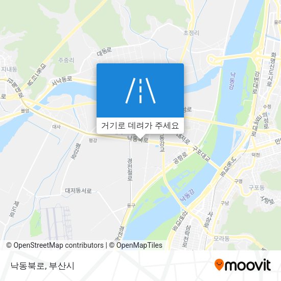 낙동북로 지도