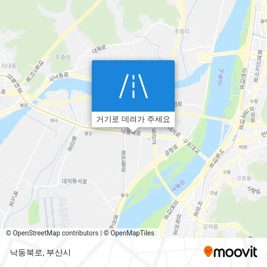 낙동북로 지도