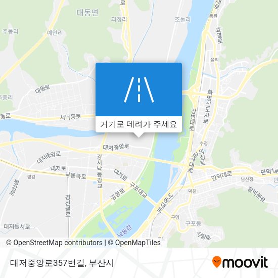 대저중앙로357번길 지도