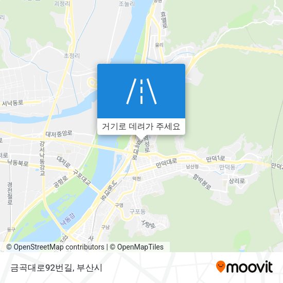 금곡대로92번길 지도