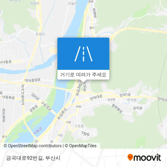 금곡대로92번길 지도