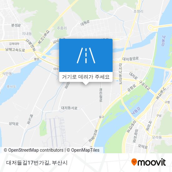 대저들길17번가길 지도