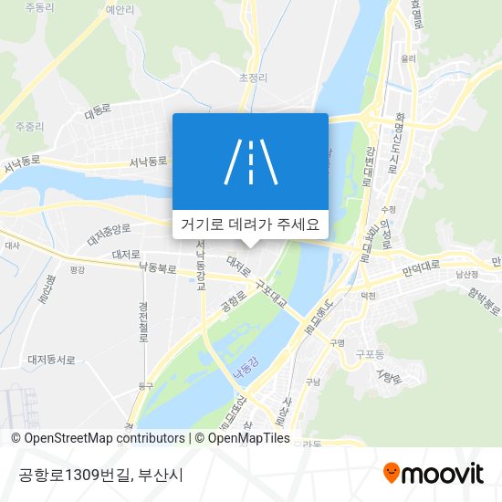 공항로1309번길 지도
