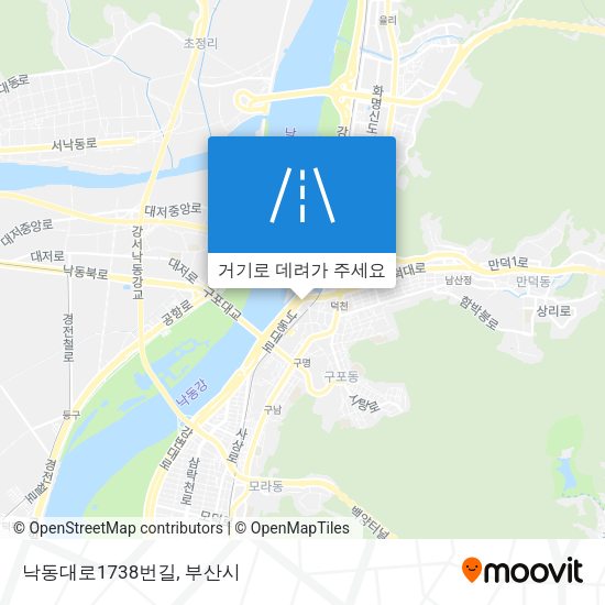 낙동대로1738번길 지도