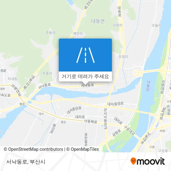 서낙동로 지도