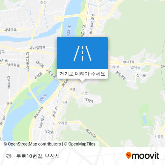 팽나무로10번길 지도
