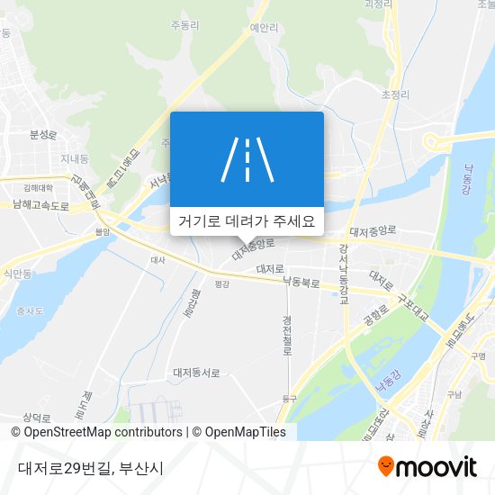 대저로29번길 지도
