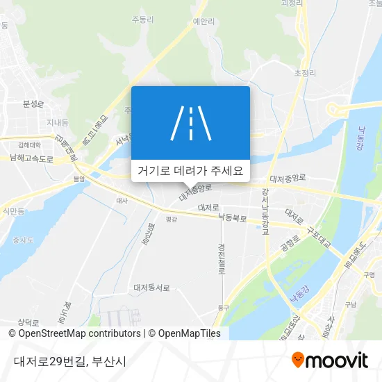 대저로29번길 지도