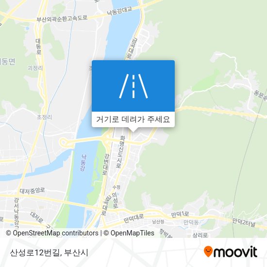 산성로12번길 지도
