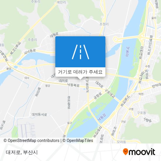 대저로 지도