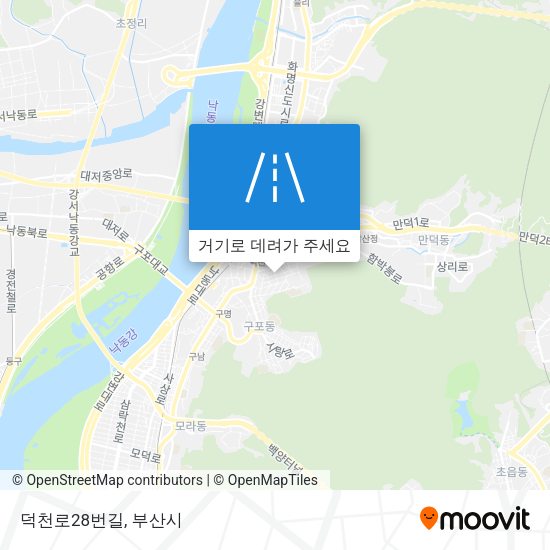 덕천로28번길 지도