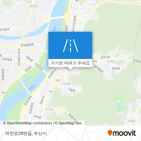 덕천로28번길 지도