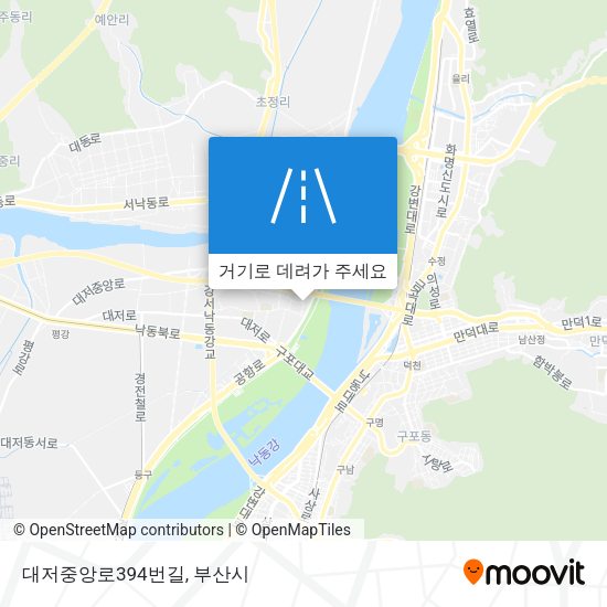 대저중앙로394번길 지도