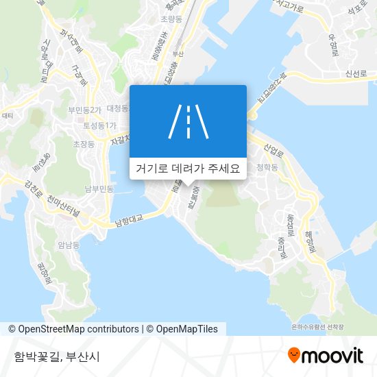 함박꽃길 지도