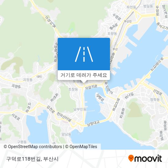 구덕로118번길 지도