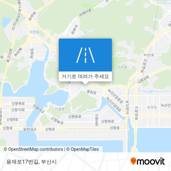 용재로17번길 지도