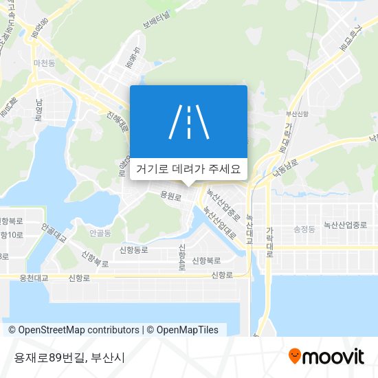 용재로89번길 지도