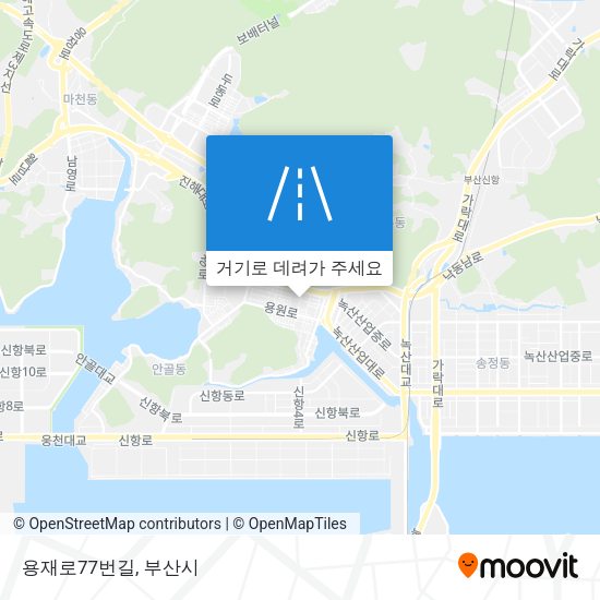 용재로77번길 지도