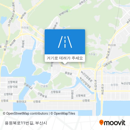 용원북로11번길 지도