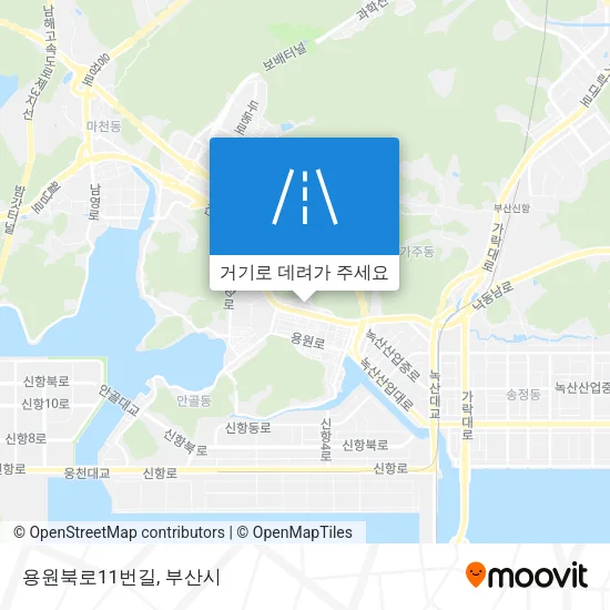 용원북로11번길 지도