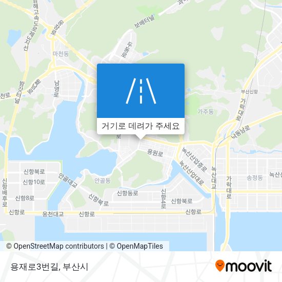 용재로3번길 지도