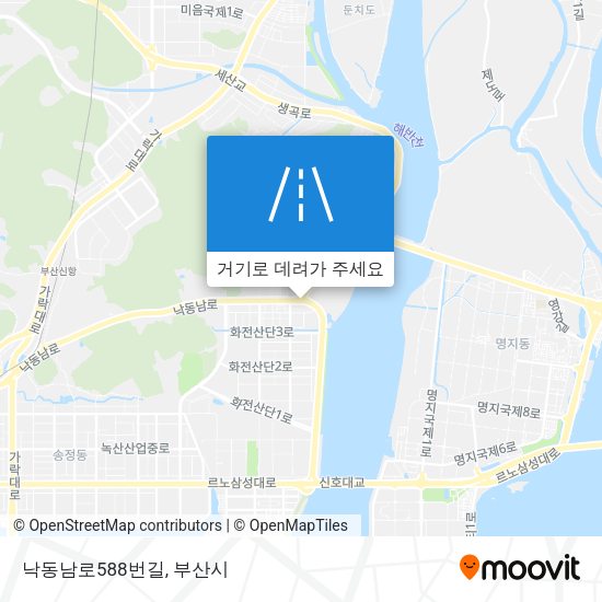 낙동남로588번길 지도
