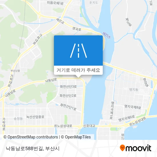 낙동남로588번길 지도