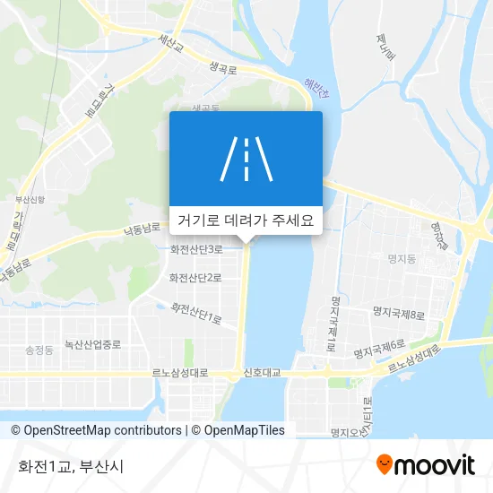 화전1교 지도