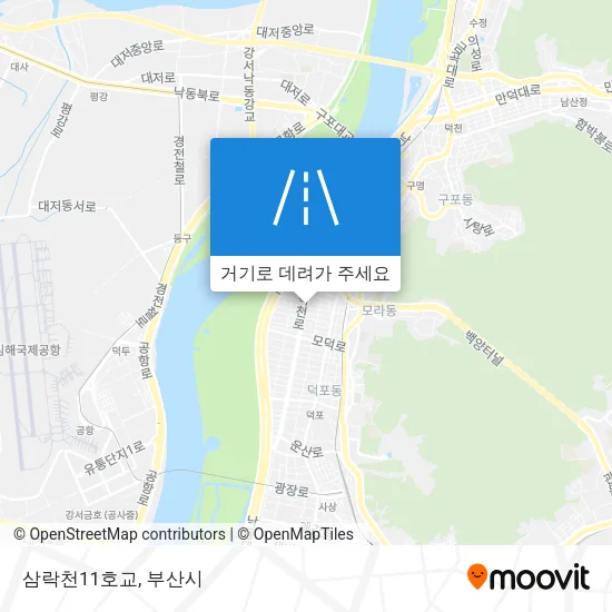 삼락천11호교 지도
