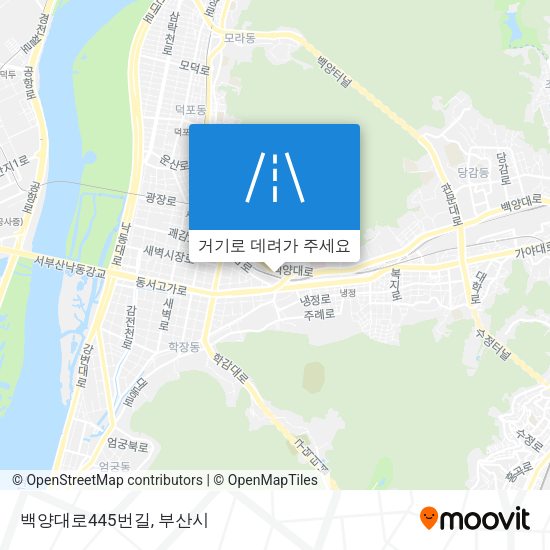 백양대로445번길 지도