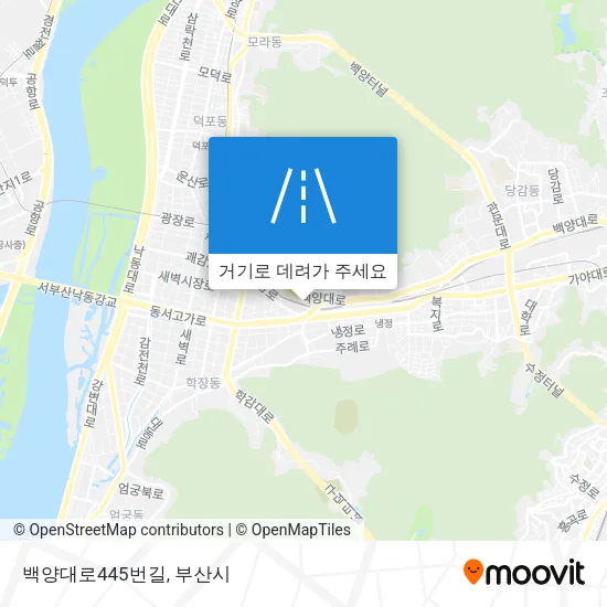 백양대로445번길 지도