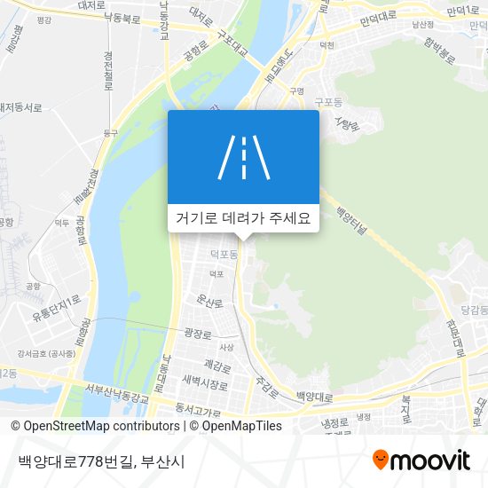 백양대로778번길 지도