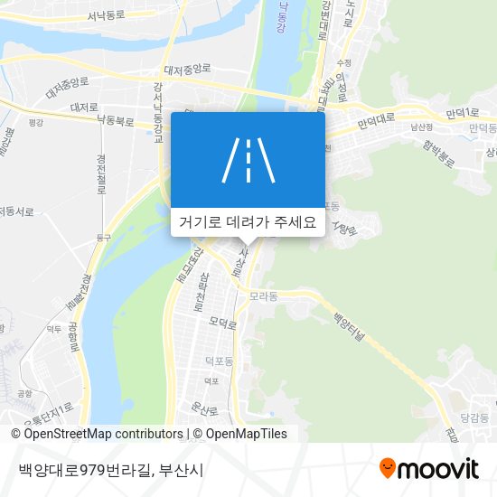 백양대로979번라길 지도