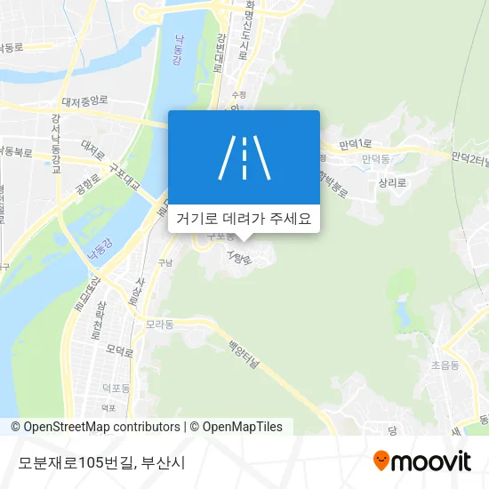 모분재로105번길 지도