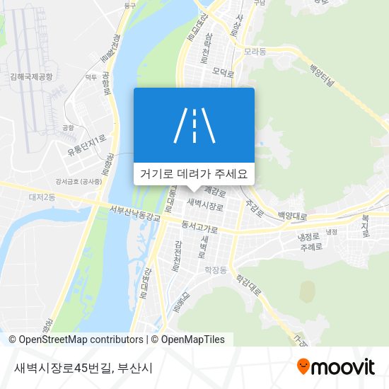 새벽시장로45번길 지도