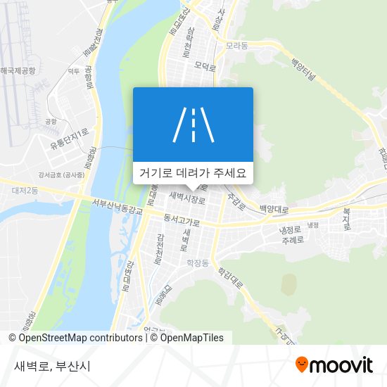 새벽로 지도