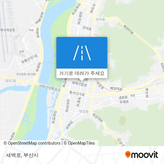 새벽로 지도